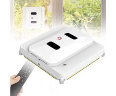 YQJY Robot Lavavetri Automatico, Aspirapolvere per Finestre Robot Intelligente, Telecomando Senza Fili/Ultra-Sottile, Spruzzo dAcqua Automatico Dispositivo