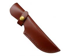 allaperto campeggio CXZC 14.5cm Fodero per coltello con passante per cintura Coltelli da trasporto in pelle Fondina Fodero fisso per fodero a lama per caccia
