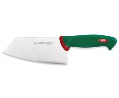 Sanelli Premana Professional Coltello Smile, Acciaio Inossidabile, Verde/Rosso, 29.0x3.0x7.5 cm