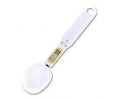 Mobxpar Bilancia Digitale da Cucina, 500g/1g Display LCD Portatile Bilancia Cucchiaio Elettronico per Pesare Alimenti Ingredienti, Pesata Precisa per Zucchero/Caffè/Spezie/Farina/Soia/Cereali
