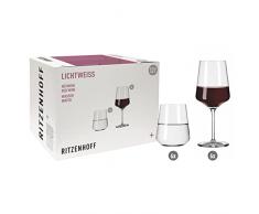 RITZENHOFF 6111002 - Set di bicchieri per vino rosso e acqua, 500 ml, serie Julie n. 2, 12 pezzi, made in Germany