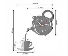 FLEXISTYLE Orologio a Parete, Acrilico, 45 x 45