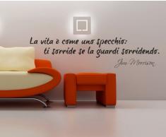 Adesiviamo 700-L Adesivo prespaziato da parete Jim Morrison: la vita è come uno specchio Vinyl Decal Wallsticker