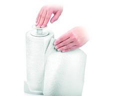 Tescoma Clean Kit Portarotolo da Cucina, Plastica, Bianco