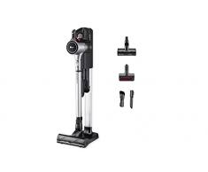 LG CordZero A9K-CORE1S Aspirapolvere Senza Fili Potente 200W, Autonomia 120 Minuti, con Wi-Fi, 2 Spazzole e 2 Accessori, Scopa Elettrica con Tubo Telescopico e 2 Batterie Ricaricabili