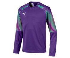 PUMA Cup Maglia da Portiere, Unisex Bambini, Prism Violet/Bright Green, L