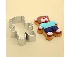 Tagliapasta a forma di orsetto in metallo della Modecor