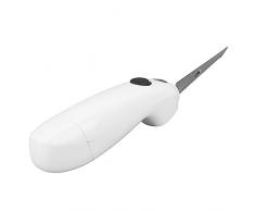 Coltello da Intaglio Elettrico, Coltello a Batteria Senza Fili in Acciaio Inossidabile PP Easy Slice per la Casa