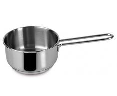 Lagostina Casseruola Fond 1 Manico Every Acciaio Inox 18 10 Cm14 Pentole Cucina, Inossidabile, Argento, 14 cm