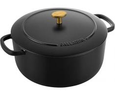 Ballarini Bellamonte Cocotte rotonda - 24 cm, nero, Ghisa