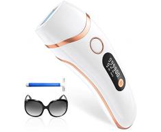 Epilatore Luce Pulsata,Laser Peli Donna 999,900 Flash e 9 Livelli di Energia e 3 Funzioni Avanzate- HR/SC/RA Perfetto Per Viso/Schiena/Bikini/Ascelleena, Corpo