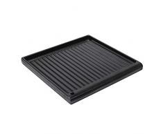 FONDERIA BONGIOVANNI Bistecchiera in ghisa 39,5x38 piastra in ghisa smaltata casa cucina barbecue