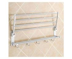 LXLTLB Bagno Stendibiancheria A Parete Balcone Stendino Pieghevole Estensibile Asciuga Biancheria da Stendibiancheria da Balcone Muro Acciaio Inossidabile Stendino