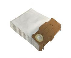 TOP - 6 Sacchi / Sacchetti (Microfibra) Per aspirapolvere Vorwerk Folletto Kobold VK 130, 131 SC, VK130, VK131