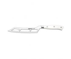 Arcos Serie Riviera Blanc - Coltello Formaggio - Acciaio Inossidabile Forgiato Nitrum 145 mm - Manico Polioxymetilene (Pom) Colore Bianco