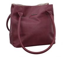 Tamaris Louise Shopping Bag/pack 4 Pcs - Borse a secchiello Donna, Rot (Vino), 17.5x28x28 cm (B x H T)