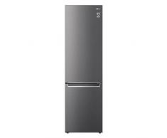 LG GBP62DSNCN1 Frigorifero Combinato Total No Frost, 384L, Tecnologia Door & Linear Cooling, Cassetti Fresh Balancer e Fresh Converter, Compressore Smart Inverter, Display interno, Grafite