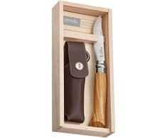 Opinel N°8, Coltello Serramanico con Fodero Unisex – Adulto, Marrone, Taglia Unica