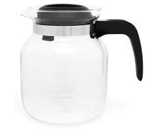 Bredemeijer Nora - Teiera in vetro borosilicato, 1,25 l, caraffa in vetro