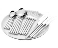 Esmeyer Silke - Set da 24 posate SILKE in acciaio inox 18/0 lucido, forgiato