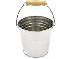 Secchiello for il Ghiaccio, Secchiello for Bevande/Secchiello for Birra, Secchiello for il Ghiaccio for Bevande for Uso Domestico in Acciaio Inox Secchiello for il Ghiaccio in Cucina Secchiello for il