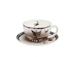 Goebel Rosina Wachtmeister 66860411 - Tazza da cappuccino Elsa