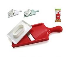 H&H 9233500 Affetta Verdure con Proteggi Dite, Poliuretano, Bianco, Unica