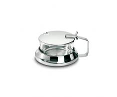 Giannini Steel Formaggiera Acciaio inox Vetro 14x11,5xh7 cm