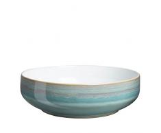 Denby 124010148 Ciotola da Portata, Ceramica, Acqua/Blu Petrolio