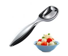 Palette Gelato Cucchiaio Porzionatore da Gelato in Lega di Zinco Antiaderente Paletta per Gelato Pallina Lega Zinco Cucchiaio di Gelato Antiaderente per Gelato, Purea di Patate, Cucchiaio da Cucina