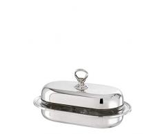 Sambonet Legumiera Rett. C/Cop E Pirofila Contour/Asia, Inox Argentato