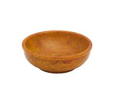 NKlaus ciotola per affumicatura NKlaus coppa da fumo color ambra pentola per affumicare 10cm di diametro bruciatore dincenso Deco coppa in pietra ollare pietra ollare 7522