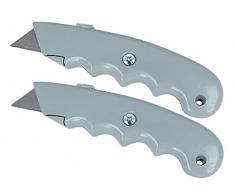 LEDLUX 2 PCS Taglierini Professionale,Coltello Multiuso,Impugnatura Ergonomica,Con Foro Per Appenderlo A Un Portachiavi