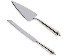 Coltello eleganti posate per torte Paletta per torte e dolci di alta qualità Set – argentati In qualità premium