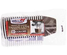 Dopla - Tazzine Caffé, in plastica con manico - 20 pezzi