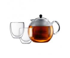 Bodum Assam Set Teiera 1.5 l con 2 Bicchieri