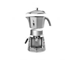 Bialetti Mokona Silver, Macchina Caffè Espresso, Sistema Aperto (per Macinato, Capsule Bialetti e Cialde)