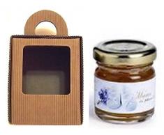 100 Scatole per 1 vasetto miele/marmellata da 1 Kg. mm.100x100x145