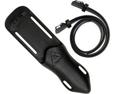 Cressi Fodero completo di Cinturini per Coltello Subacqueo, Unisex – Adulto, Nero