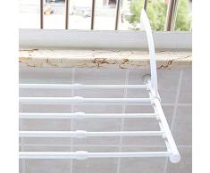 ArgoBo Stendibiancheria Pieghevole per Appendiabiti da palo Appendiabiti da Esterno per Interni multifunzionali per Balcone