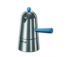 ILSA LAVAZZA Carmencita Pop Caffettiera Induzione Alluminio, Moka per Espresso, Colorata Blu, 2/3/6 Tazze (2 Tazze)