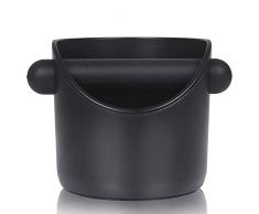 Contenitore per Fondi di Caffè,Scatola per Fondi di caffè,Fondi caffe Knock Box,Contenitore Knock-off per Caffè Motivi,Espresso Caffè Portafiltri con Barra di Gomma Rimovibile,Accessori macchina Caffè