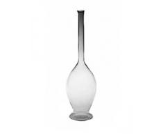 Bocca vetro spinto con un soffio di caraffa da vetro liquido di cristallo con un lÁriete di disegno di stella di vetro liquido dentro, bottiglia di vetro liquidi, caraffa vetro chiaro e soffiato, con segno di oroscopo di vetro