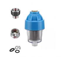 Filtro Antisabbia ruggine sassolini carico Lavatrice lavastoviglie Acqua Pompa adattatori 3/4 1/2 rubinetto pozzo sedimenti impurità ruggine pompe cartucce sostituibili 40 micron universale prefiltro