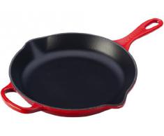 Le Creuset Padella Doppio Becco, Ghisa, Rosso Ciliegia, 23 cm