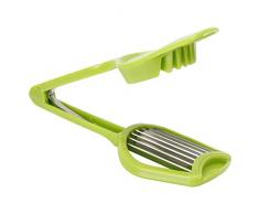 Affetta Uovo, Taglia Uova per Uova Sode Affettatrice in Alluminio per Uovo Fragola Funghi Frutta Morbida Fili in Acciaio Inossidabile Lavastoviglie