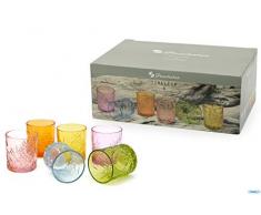 PASABAHCE 5877606 6 Bicchieri Timeless Liquore, Colori Assortiti, Cl 06, Glass