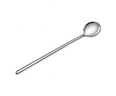 liushop Cucchiaio da minestra Lungo Manico Iced Tea Spoon, Cucchiaio di caffè, Cucchiaio del Gelato, in Acciaio Inox agitazione Cucchiaio cucchiai per Cucinare e cuocere (Color : D, Size : L)