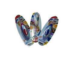 Litgas Puccio Montalatte, Acciaio Inossidabile, Rosso, 15x7x10 cm, 48 unitÃ 