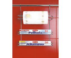 Metaltex Porta Rotoli 3ps lonardo Contenitori Cucina barattoli, Cartone